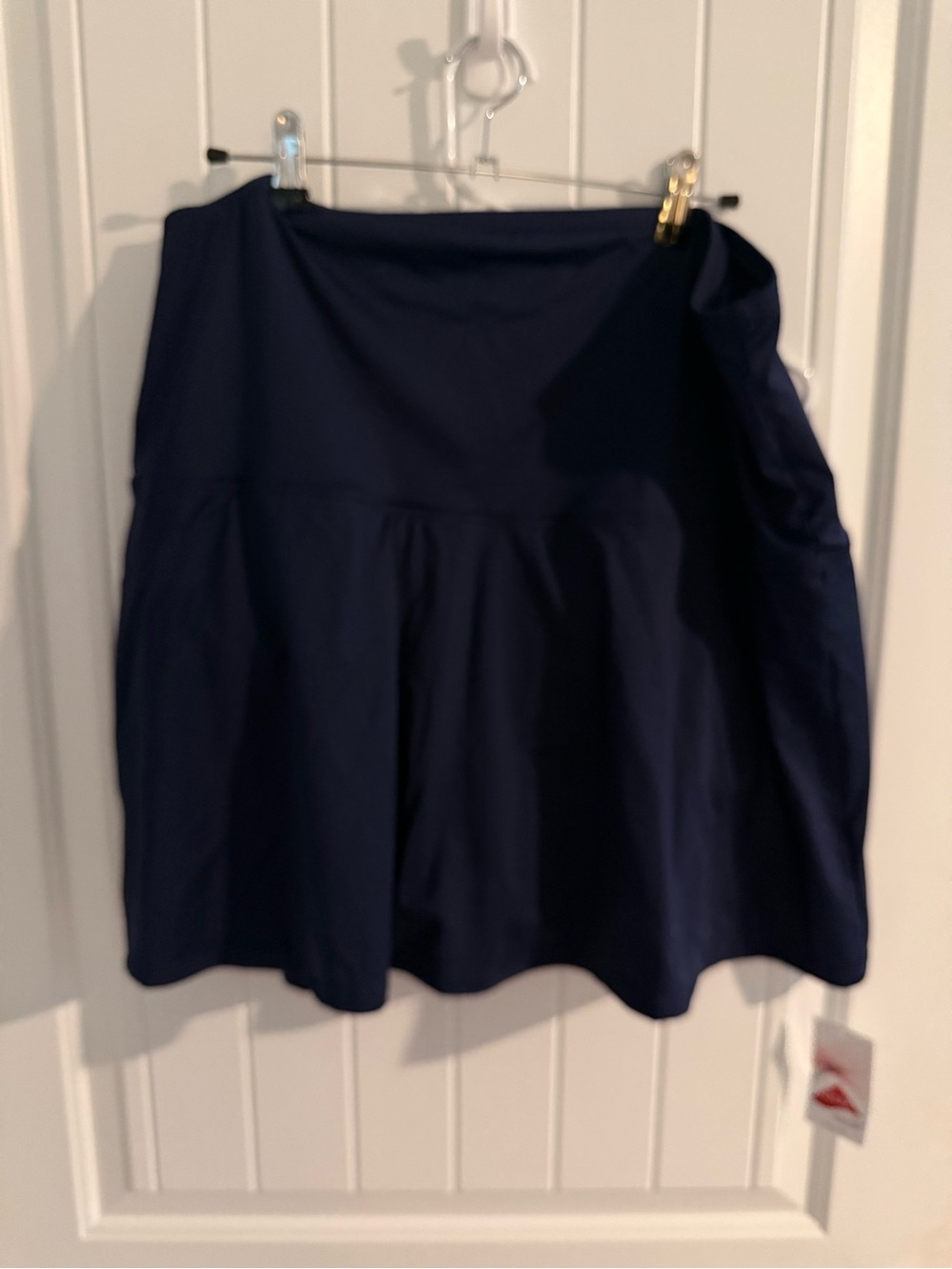 NWT Lands End modest Navy Flared skirt swim bittom